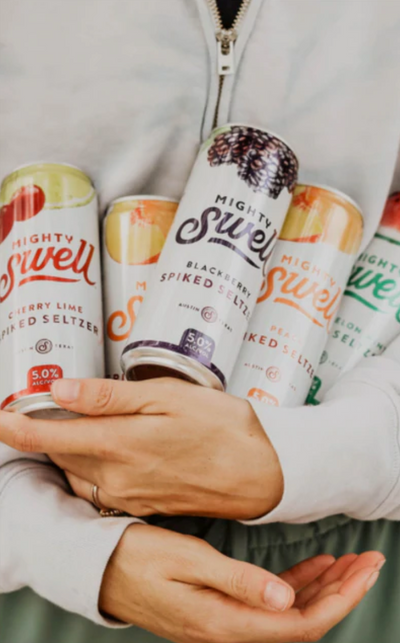 Mighty Swell Spiked Seltzer Rebrand & Can Design — Creature Theory
